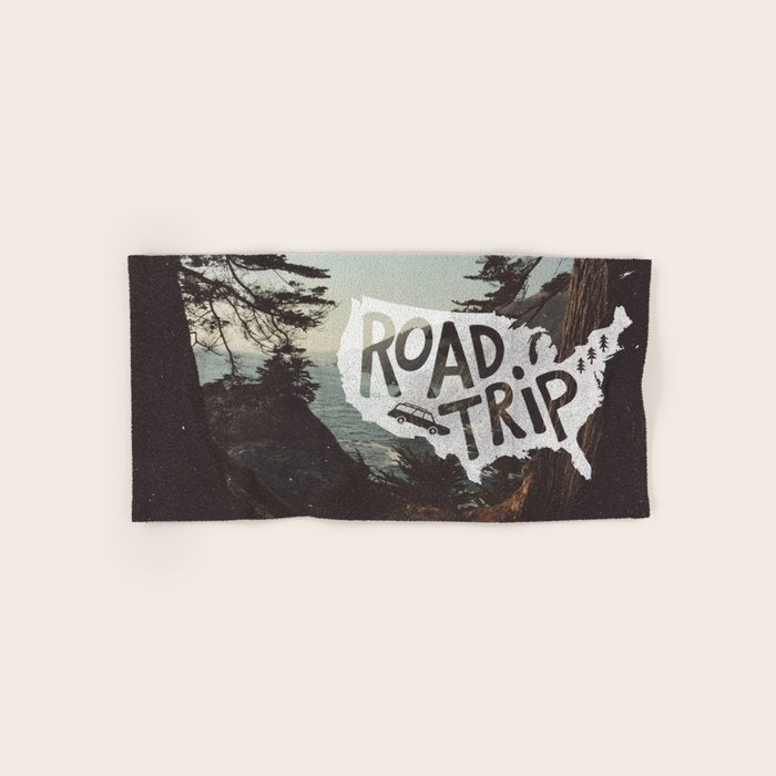 Road Trip USA - big sur Bath Towel Gallery Image 1