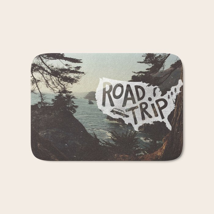 Road Trip USA - big sur Bath Mat Gallery Image 1