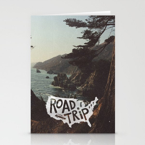 Road Trip USA - big sur Stationery Card Gallery Image 2
