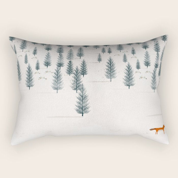 winters tale Rectangular Pillow Gallery Image 1