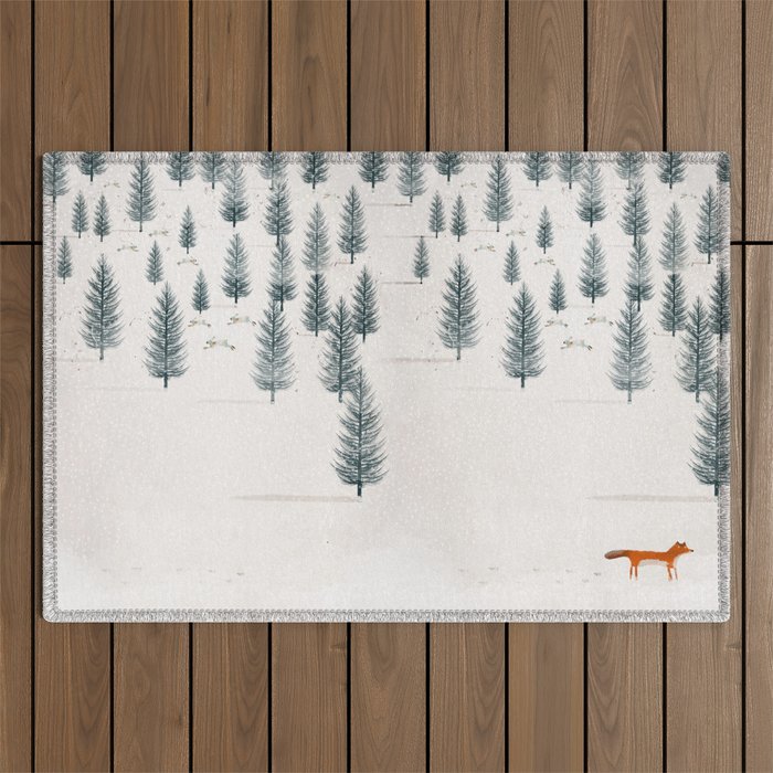 winters tale Outdoor Rug Gallery Image 1