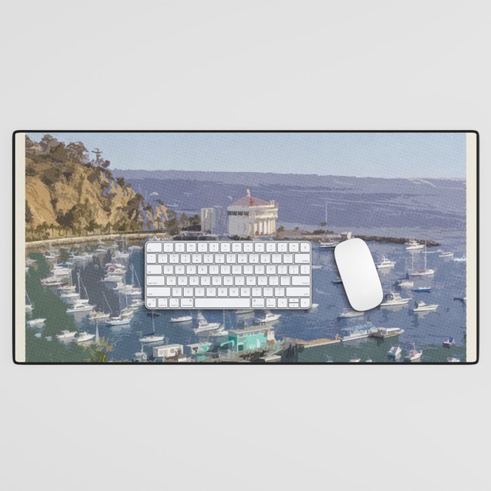 Visit Santa Catalina Desk Mat Gallery Image 1