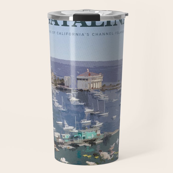 Visit Santa Catalina Travel Mug Gallery Image 1