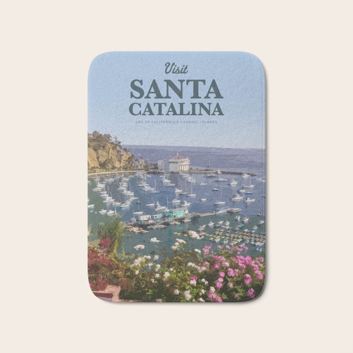 Visit Santa Catalina Bath Mat Gallery Image 1