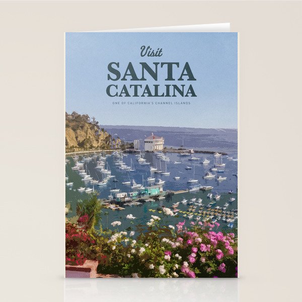 Visit Santa Catalina Stationery Card Gallery Image 1