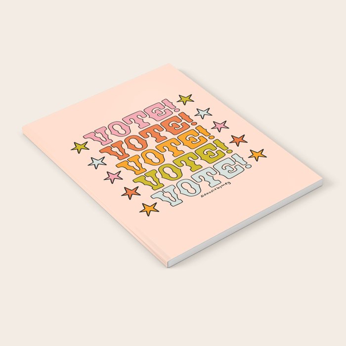 Vote Vote Vote Notebook Gallery Image 1