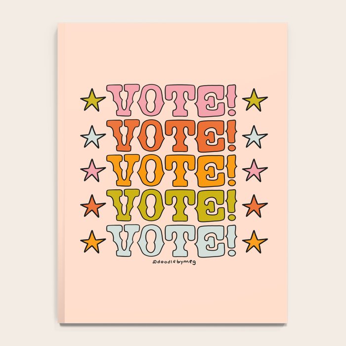Vote Vote Vote Notebook Gallery Image 4