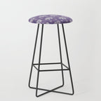 Elephants on Linen - Amethyst Stool Gallery Image 1