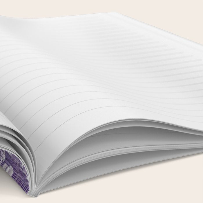 Elephants on Linen - Amethyst Notebook Gallery Image 2
