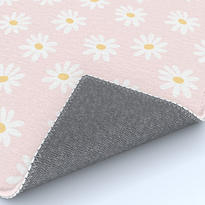 Pink Daisy Pattern Rug Gallery Image 4