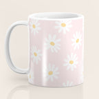Pink Daisy Pattern Coffee Mug Gallery Image 3