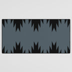 Geometric Southwestern Minimalism - Neutral Blue Desk Mat Gallery Image 3