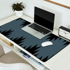 Geometric Southwestern Minimalism - Neutral Blue Desk Mat Gallery Image 2