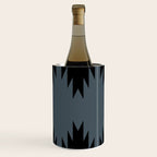 Geometric Southwestern Minimalism - Neutral Blue Wine Chiller Gallery Image 1
