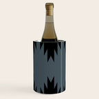 Geometric Southwestern Minimalism - Neutral Blue Wine Chiller Gallery Image 3
