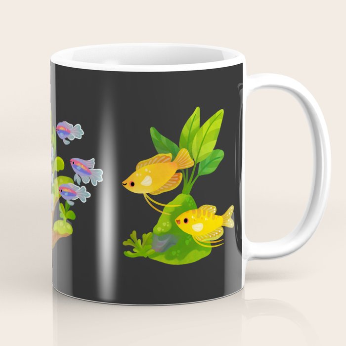 Freshwater fish and plants 1 Coffee Mug Gallery Image 1