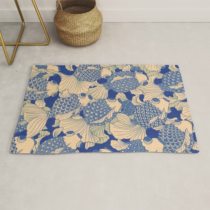Blue Fish Rug Gallery Image 1