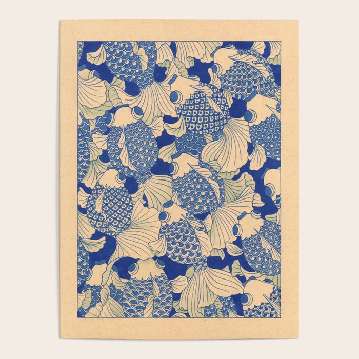 Blue Fish Poster Gallery Image 1
