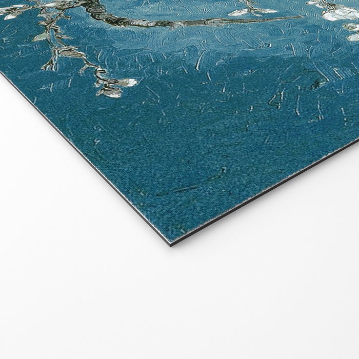 Vincent Van Gogh Almond Blossoms Teal Welcome Mat Gallery Image 2