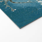 Vincent Van Gogh Almond Blossoms Teal Welcome Mat Gallery Image 2