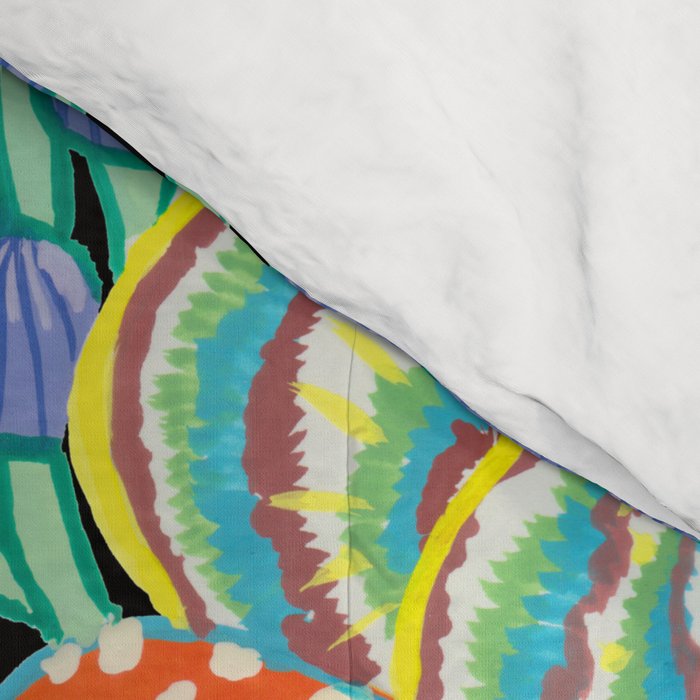 Fungi World (Mushroom world) - BKBG Comforter Gallery Image 4