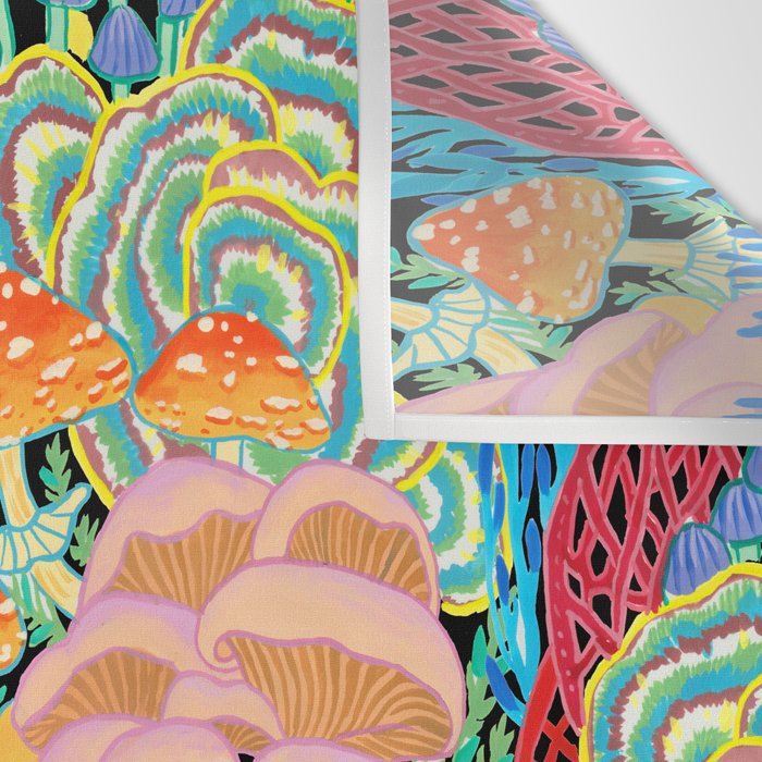 Fungi World (Mushroom world) - BKBG Wall Tapestry Gallery Image 3