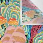 Fungi World (Mushroom world) - BKBG Wall Tapestry Gallery Image 3
