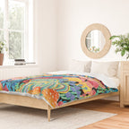 Fungi World (Mushroom world) - BKBG Duvet Cover Gallery Image 2