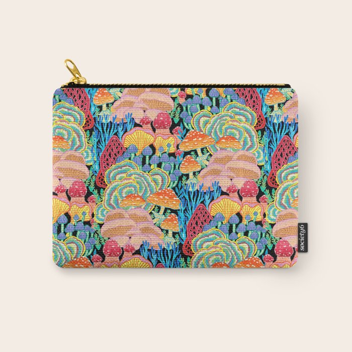 Fungi World (Mushroom world) - BKBG Carry All Pouch Gallery Image 1