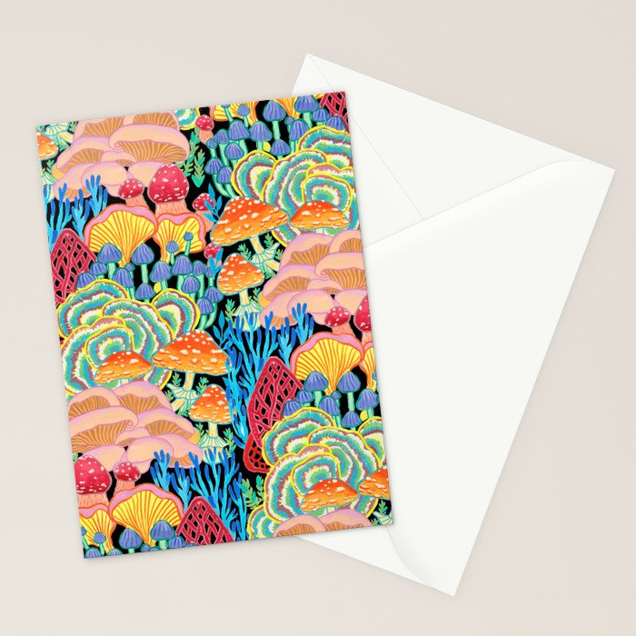 Fungi World (Mushroom world) - BKBG Stationery Card Gallery Image 2