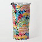 Fungi World (Mushroom world) - BKBG Travel Mug Gallery Image 3