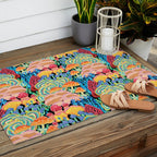 Fungi World (Mushroom world) - BKBG Outdoor Rug Gallery Image 2
