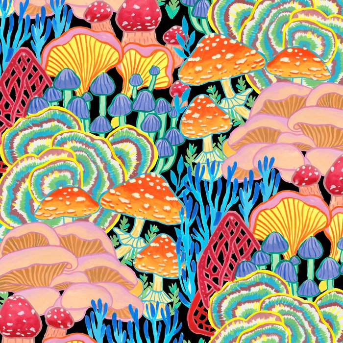 Fungi World (Mushroom world) - BKBG Coffee Mug Gallery Image 2