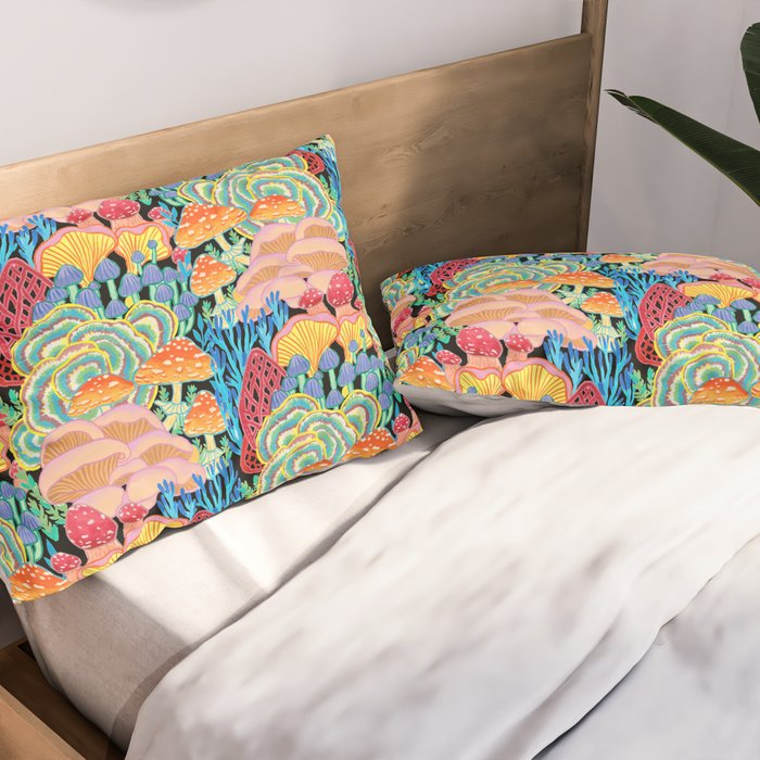 Fungi World (Mushroom world) - BKBG Pillow Sham Gallery Image 2