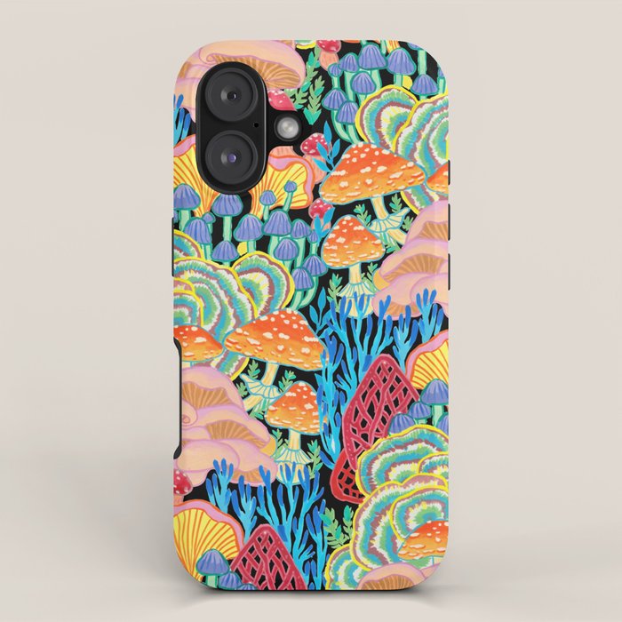 Fungi World (Mushroom world) - BKBG iPhone Case Gallery Image 1