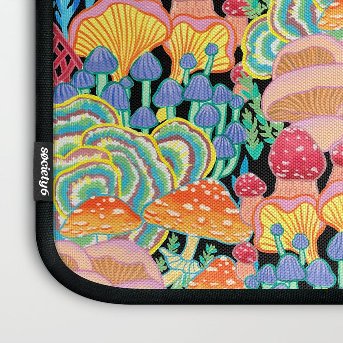 Fungi World (Mushroom world) - BKBG Laptop Sleeve Gallery Image 3