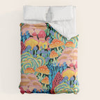 Fungi World (Mushroom world) - BKBG Comforter Gallery Image 6