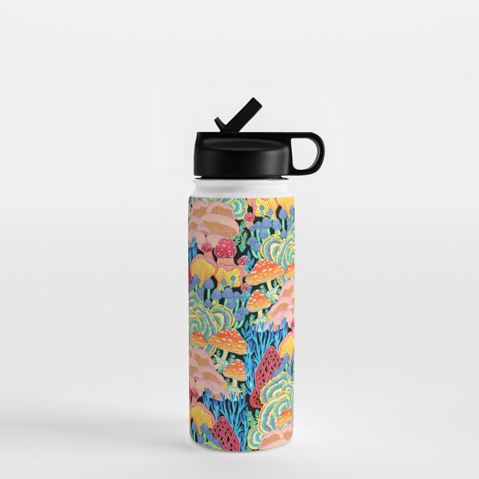 Fungi World (Mushroom world) - BKBG Water Bottle Gallery Image 1