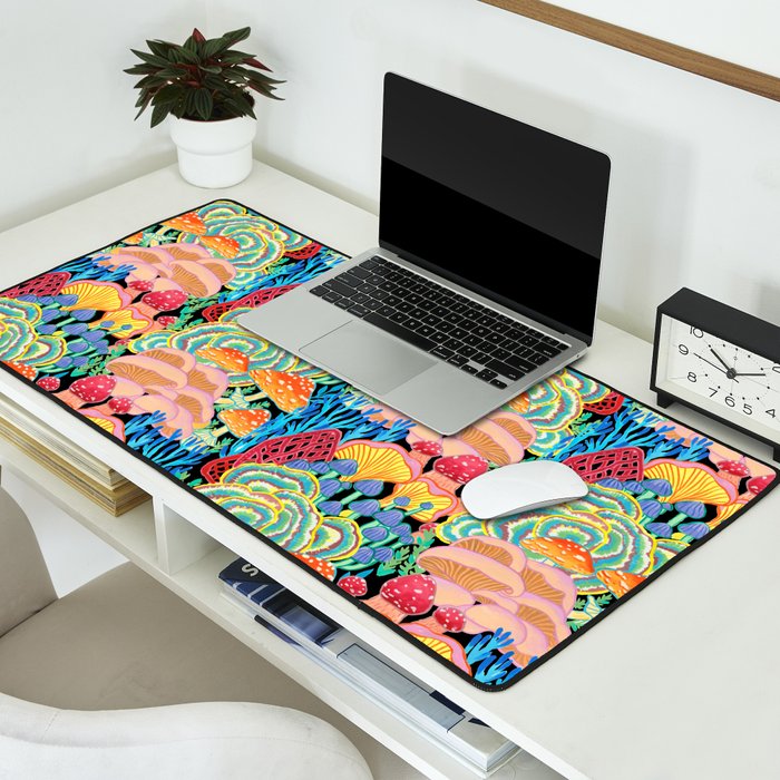 Fungi World (Mushroom world) - BKBG Desk Mat Gallery Image 2
