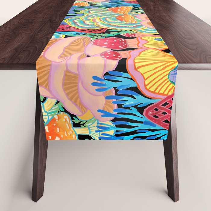 Fungi World (Mushroom world) - BKBG Table Runner Gallery Image 1