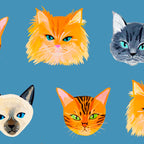 Cats Blue Coffee Mug Gallery Image 2