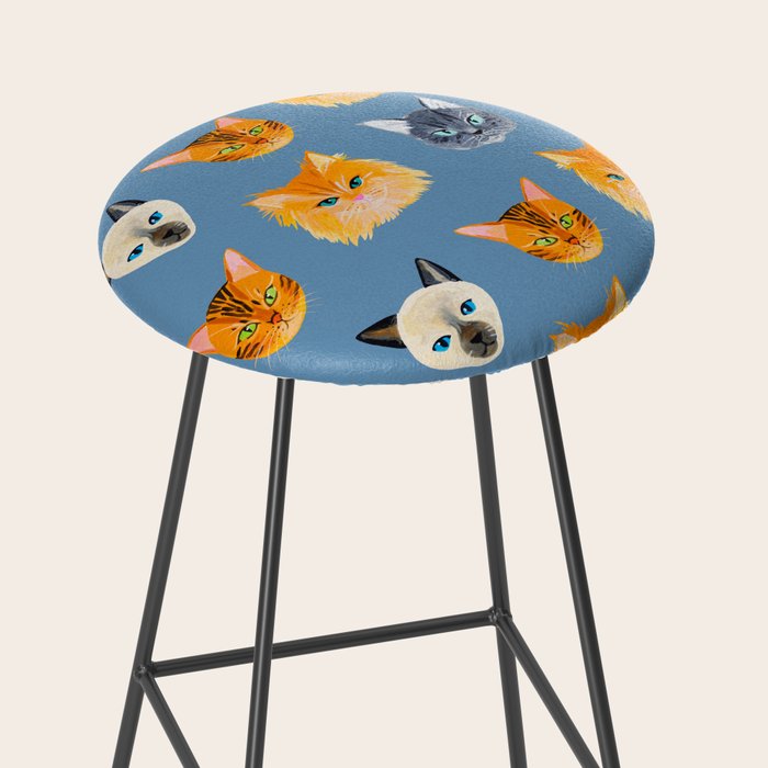 Cats Blue Stool Gallery Image 2