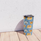 Cats Blue Travel Mug Gallery Image 4