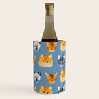 Cats Blue Wine Chiller Gallery Image 1