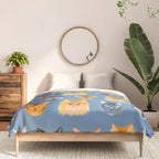 Cats Blue Comforter Gallery Image 3