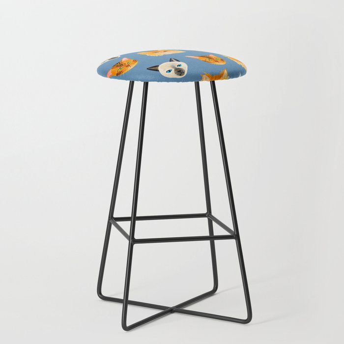 Cats Blue Stool Gallery Image 1