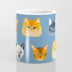 Cats Blue Coffee Mug Gallery Image 4