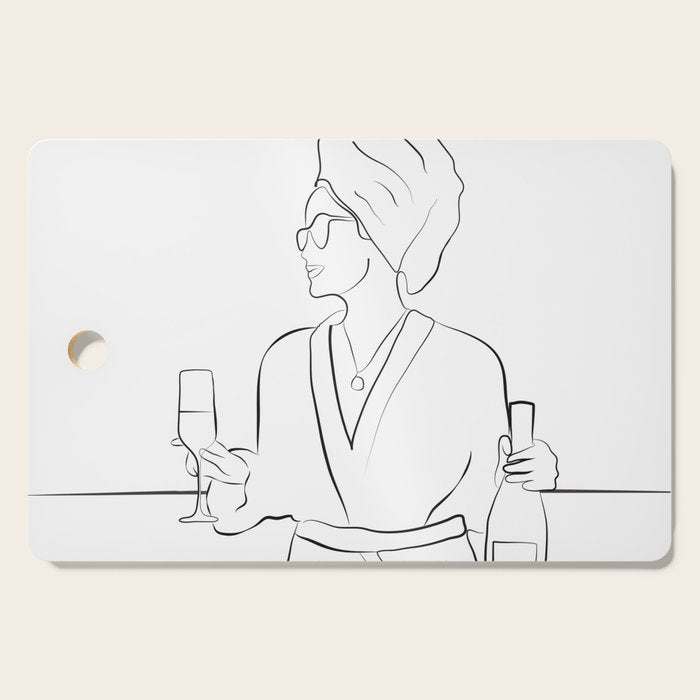 Morning Wine Cutting Board Gallery Image 1