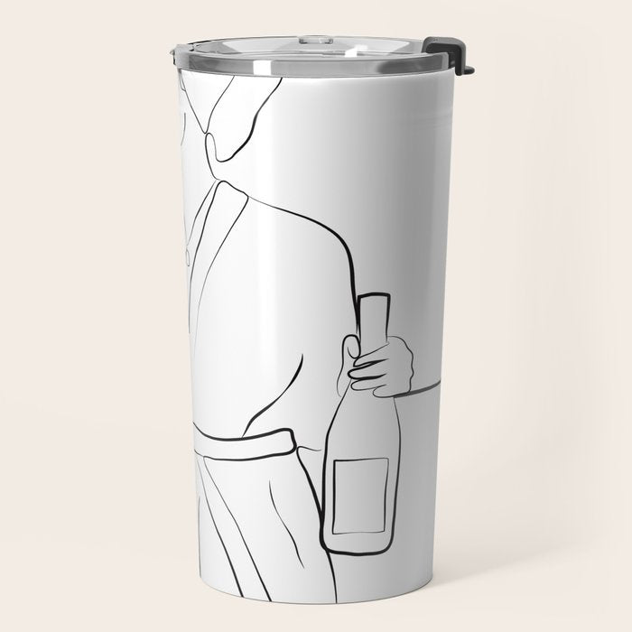 Morning Wine Travel Mug Gallery Image 2