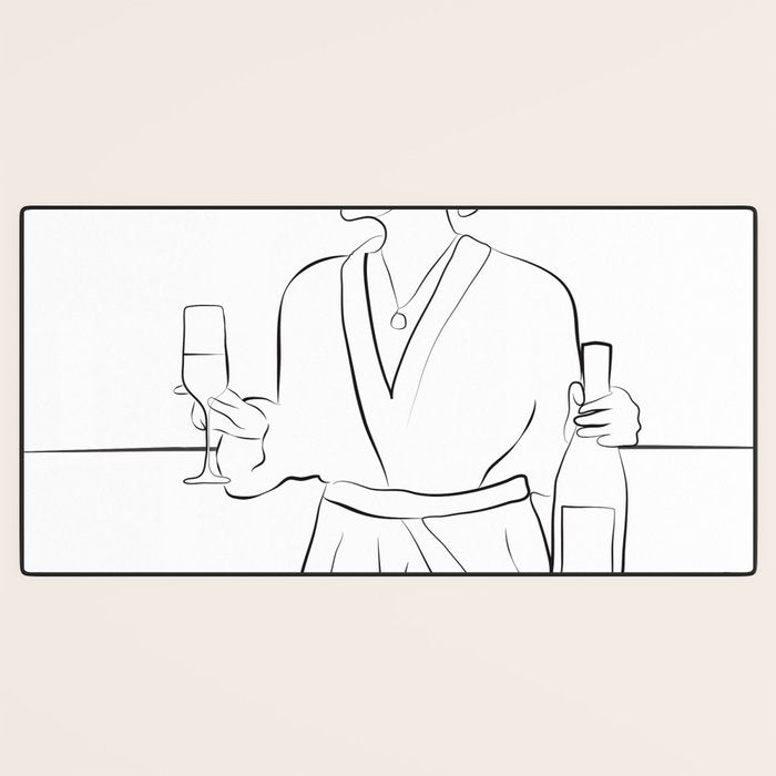 Morning Wine Desk Mat Gallery Image 3
